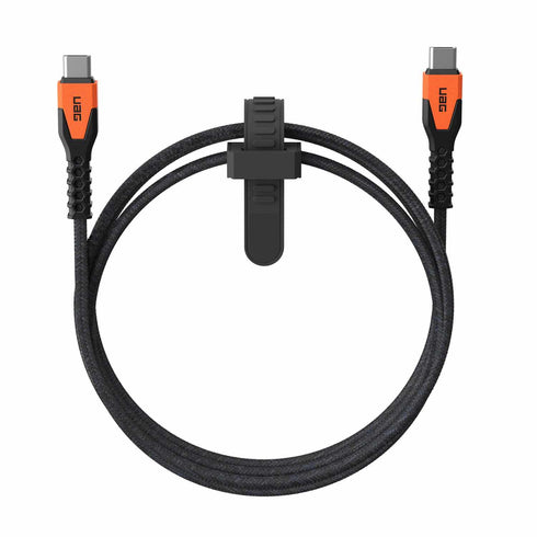 UAG Rugged Kevlar Core USB-C to USB-C Charge/Sync Cable 5ft Black/